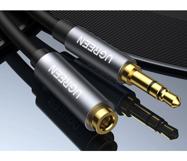 UGREEN Przedłużacz audio AUX jack AV118 35 mm 5m czarny - 1501463 - zdjęcie 4